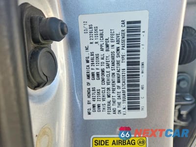 Zdjęcie 12 z 12 samochodu: 2012 ACURA TL VIN:19UUA9F57CA009316 - miniatura
