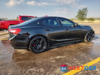 Trzecie zdjęcie samochodu z tyłu: 2017 MASERATI GHIBLI SPORT VIN:ZAM57XSS9H1249763 - miniatura
