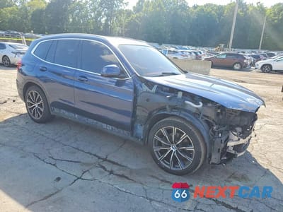Czwarte zdjęcie samochodu z boku: 2019 BMW X3 SDRIVE30I VIN:5UXTR7C53KLE96756 - miniatura