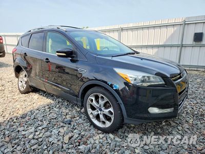 Czwarte zdjęcie samochodu z boku: 2014 FORD ESCAPE TITANIUM VIN:1FMCU0J98EUB60735 - miniatura