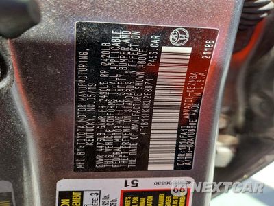 Zdjęcie 12 z 12 samochodu: 2019 TOYOTA CAMRY LE VIN:4T1B11HKXKU268871 - miniatura