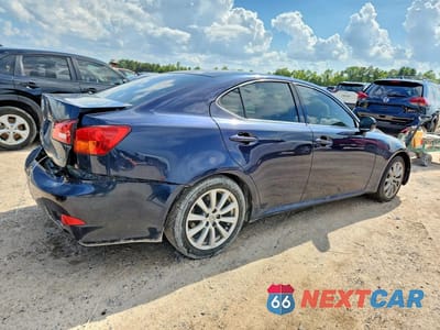 Trzecie zdjęcie samochodu z tyłu: 2006 LEXUS IS 250 VIN:JTHBK262965003075 - miniatura