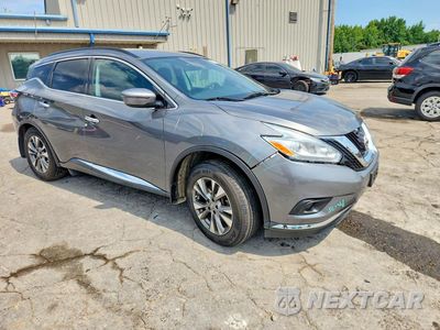 Czwarte zdjęcie samochodu z boku: 2017 NISSAN MURANO SV VIN:5N1AZ2MG0HN138449 - miniatura