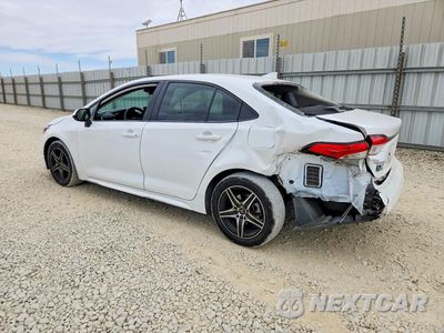 Drugie zdjęcie samochodu z przodu: 2021 TOYOTA COROLLA LE VIN:JTDEPMAE0MJ166411 - miniatura