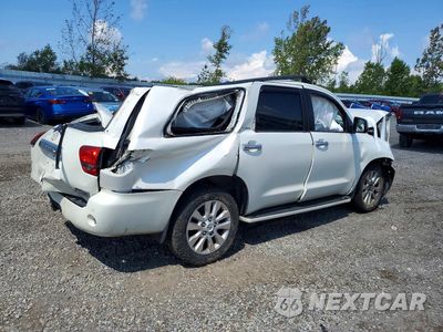 Trzecie zdjęcie samochodu z tyłu: 2012 TOYOTA SEQUOIA PLATINUM VIN:5TDDY5G19CS066179 - miniatura