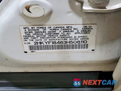 Zdjęcie 14 z 14 samochodu: 2003 HONDA PILOT EX VIN:2HKYF18463H508110 - miniatura