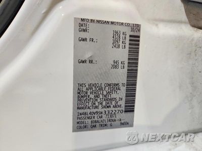 Zdjęcie 12 z 12 samochodu: 2025 NISSAN ALTIMA SV VIN:1N4BL4DV9SN332270 - miniatura