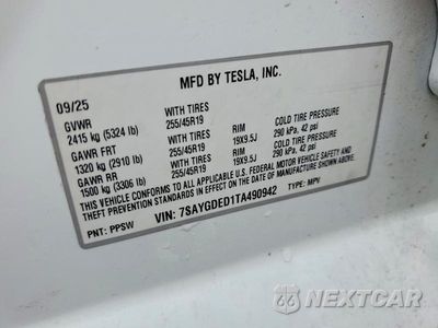 Zdjęcie 13 z 13 samochodu: 2026 TESLA MODEL Y VIN:7SAYGDED1TA490942 - miniatura