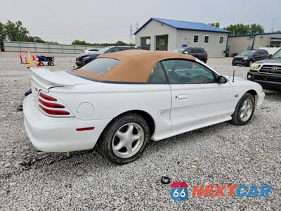 Trzecie zdjęcie samochodu z tyłu: 1995 FORD MUSTANG GT VIN:1FALP45T8SF104602 - miniatura
