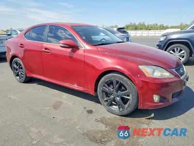 Czwarte zdjęcie samochodu z boku: 2010 LEXUS IS 250 BASE VIN:JTHBF5C24A5119609 - miniatura