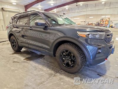 Czwarte zdjęcie samochodu z boku: 2022 FORD EXPLORER TIMBERLINE VIN:1FMSK8JH2NGB64561 - miniatura