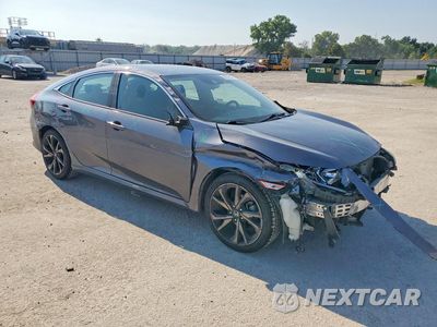 Czwarte zdjęcie samochodu z boku: 2021 HONDA CIVIC SPORT VIN:2HGFC2F83MH501686 - miniatura