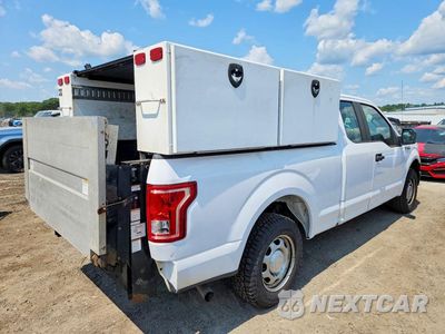 Trzecie zdjęcie samochodu z tyłu: 2017 FORD F150 SUPER CAB VIN:1FTEX1CF0HKD34021 - miniatura