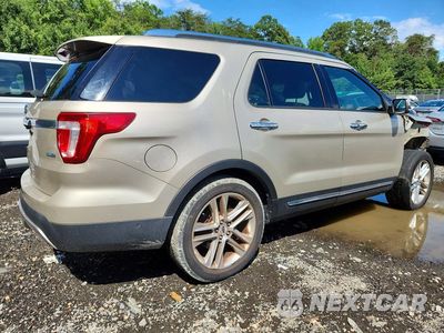Trzecie zdjęcie samochodu z tyłu: 2017 FORD EXPLORER LIMITED VIN:1FM5K8FH5HGC82405 - miniatura
