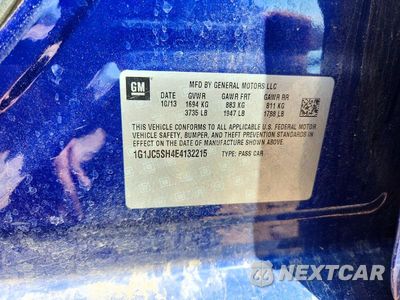 Zdjęcie 13 z 13 samochodu: 2014 CHEVROLET SONIC LT VIN:1G1JC5SH4E4132215 - miniatura