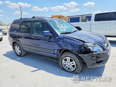 Czwarte zdjęcie samochodu z boku: 2004 HONDA CR-V EX VIN:SHSRD78814U228152 - miniatura