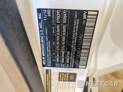 Zdjęcie 13 z 13 samochodu: 2013 MERCEDES-BENZ GL 450 4MATIC VIN:4JGDF7CE4DA162340 - miniatura