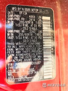 Zdjęcie 13 z 13 samochodu: 2024 NISSAN ROGUE SV VIN:JN8BT3BA0RW005687 - miniatura