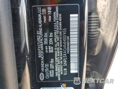 Zdjęcie 12 z 12 samochodu: 2021 HYUNDAI ELANTRA SEL VIN:5NPLS4AG4MH007455 - miniatura