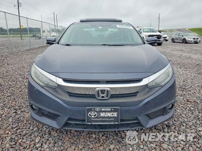 Piąte zdjęcie samochodu w środku: 2018 HONDA CIVIC TOURING VIN:2HGFC1F96JH640516 - miniatura