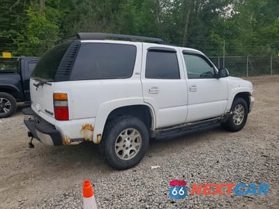 Trzecie zdjęcie samochodu z tyłu: 2005 CHEVROLET TAHOE K1500 VIN:1GNEK13T25R219872 - miniatura