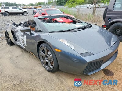 Czwarte zdjęcie samochodu z boku: 2007 LAMBORGHINI GALLARDO SPYDER VIN:ZHWGU22T37LA04553 - miniatura