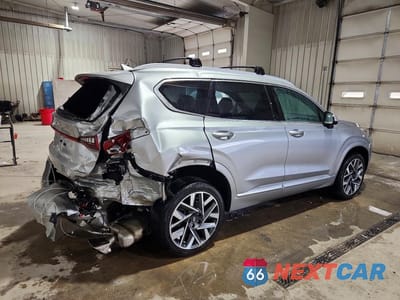 Trzecie zdjęcie samochodu z tyłu: 2022 HYUNDAI SANTA FE CALLIGRAPHY VIN:5NMS5DAL2NH446734 - miniatura