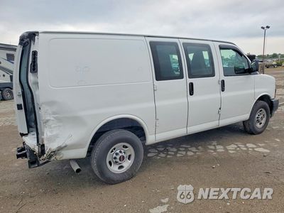 Trzecie zdjęcie samochodu z tyłu: 2025 GMC SAVANA 2500 CARGO DELIVERY VAN VIN:1GTW7AF79S1269708 - miniatura