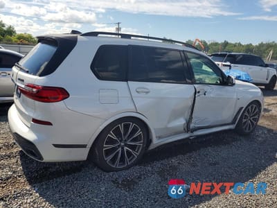 Trzecie zdjęcie samochodu z tyłu: 2019 BMW X7 XDRIVE50I VIN:5UXCX4C59KLS37061 - miniatura
