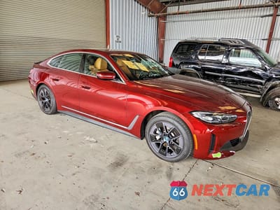 Czwarte zdjęcie samochodu z boku: 2023 BMW I4 EDRIVE 40 VIN:WBY73AW02PFN84054 - miniatura