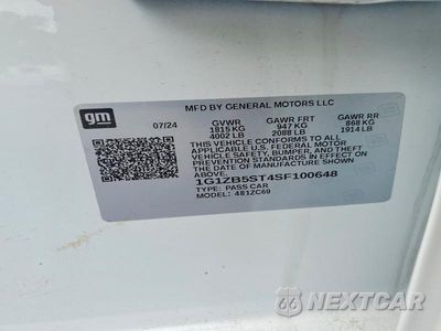 Zdjęcie 12 z 12 samochodu: 2025 CHEVROLET MALIBU LS VIN:1G1ZB5ST4SF100648 - miniatura