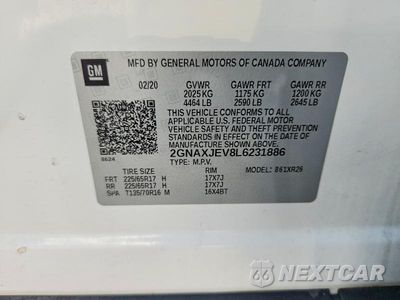 Zdjęcie 13 z 13 samochodu: 2020 CHEVROLET EQUINOX LT VIN:2GNAXJEV8L6231886 - miniatura