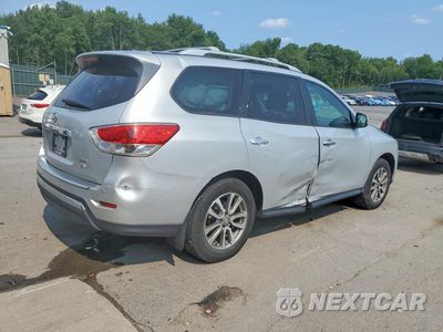 Trzecie zdjęcie samochodu z tyłu: 2015 NISSAN PATHFINDER SV VIN:5N1AR2MM9FC640973 - miniatura