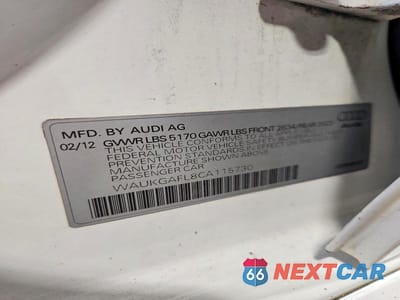 Zdjęcie 12 z 12 samochodu: 2012 AUDI S4 PRESTIGE VIN:WAUKGAFL8CA115730 - miniatura