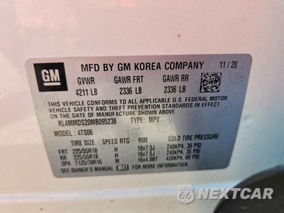 Zdjęcie 13 z 13 samochodu: 2021 BUICK ENCORE GX SELECT VIN:KL4MMDS20MB095238 - miniatura