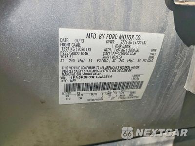 Zdjęcie 13 z 13 samochodu: 2014 FORD EXPLORER LIMITED VIN:1FM5K8F83EGA22564 - miniatura