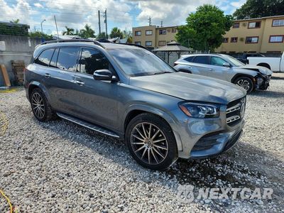 Czwarte zdjęcie samochodu z boku: 2022 MERCEDES-BENZ GLS 580 4MATIC VIN:4JGFF8GE3NA822524 - miniatura