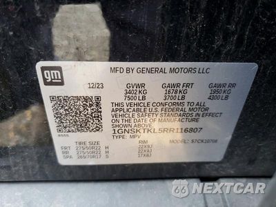 Zdjęcie 13 z 13 samochodu: 2024 CHEVROLET TAHOE K1500 HIGH COUNTRY VIN:1GNSKTKL5RR116807 - miniatura