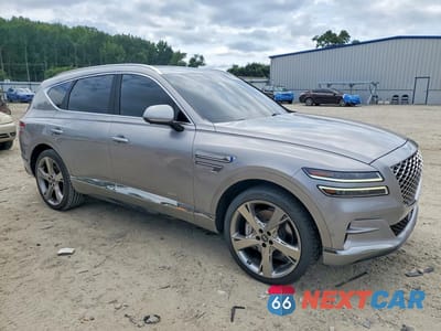 Czwarte zdjęcie samochodu z boku: 2021 GENESIS GV80 3.5T VIN:KMUHCESCXMU030097 - miniatura