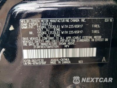Zdjęcie 13 z 13 samochodu: 2016 TOYOTA RAV4 XLE VIN:2T3RFREV7GW467694 - miniatura