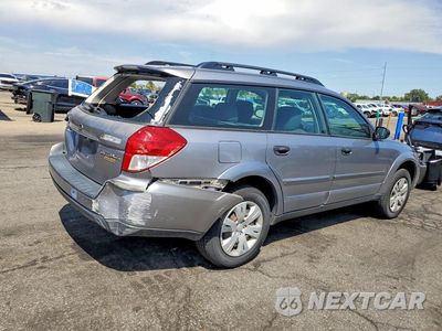 Trzecie zdjęcie samochodu z tyłu: 2008 SUBARU OUTBACK VIN:4S4BP60C987358584 - miniatura