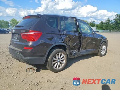 Trzecie zdjęcie samochodu z tyłu: 2015 BMW X3 XDRIVE28I VIN:5UXWX9C51F0D59157 - miniatura