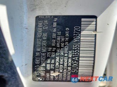 Zdjęcie 14 z 14 samochodu: 2005 BMW X5 3.0I VIN:5UXFA13535LY03720 - miniatura
