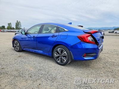 Drugie zdjęcie samochodu z przodu: 2018 HONDA CIVIC EXL VIN:JHMFC1F75JX027018 - miniatura