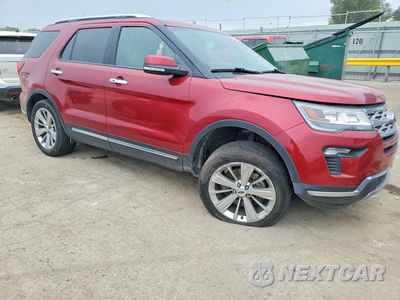 Czwarte zdjęcie samochodu z boku: 2019 FORD EXPLORER LIMITED VIN:1FM5K7F80KGA40879 - miniatura