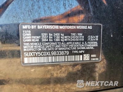 Zdjęcie 12 z 12 samochodu: 2020 BMW X3 XDRIVE30I VIN:5UXTY5C0XL9B33879 - miniatura