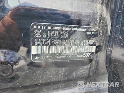 Zdjęcie 12 z 12 samochodu: 2015 MITSUBISHI LANCER SE VIN:JA32V2FW4FU019040 - miniatura