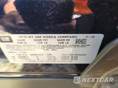 Zdjęcie 13 z 13 samochodu: 2021 CHEVROLET TRAILBLAZER LT VIN:KL79MPS21MB093640 - miniatura