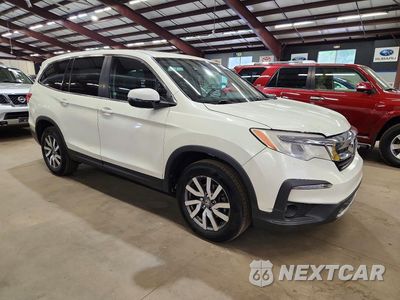 Czwarte zdjęcie samochodu z boku: 2019 HONDA PILOT EXL VIN:5FNYF6H59KB046175 - miniatura
