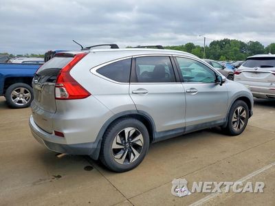 Trzecie zdjęcie samochodu z tyłu: 2015 HONDA CR-V TOURING VIN:5J6RM4H9XFL132965 - miniatura